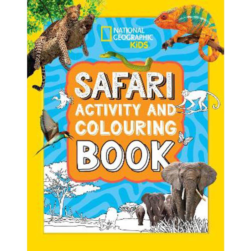 Safari Activity and Colouring Book (National Geographic Kids) (Paperback)
